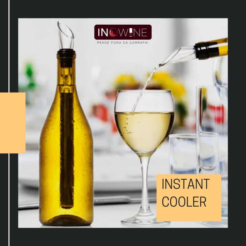 Instant Cooler – Seu Vinho Na Temperatura Ideal em Minutos! Sucesso na Califórnia e Exclusivo no Brasil!